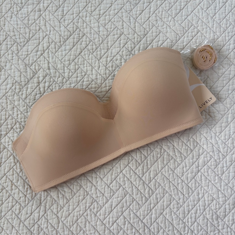 Lively The No-Wire Strapless: Toasted Almond - 34C - Picture 2 of 5